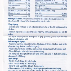 Viên uống Lacto Biomin Gold New HD Pharma hỗ trợ cải thiện hệ vi sinh đường ruột (5 vỉ x 10 viên)