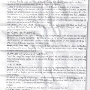 Thuốc Lainmi 4mg Lesvi phòng ngừa và điều trị hen (4 vỉ x 7 viên)