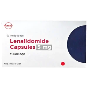 Thuốc Lenalidomide Capsules 5mg Hetero điều trị ung thư (3 vỉ x 10 viên)
