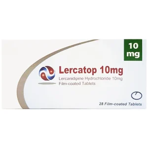Thuốc Lercatop 10mg Balkanpharma điều trị tăng huyết áp từ nhẹ đến trung bình (2 vỉ x 14 viên)
