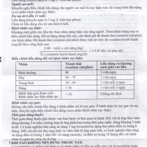 Thuốc Levocozate 5mg dùng trong điều trị viêm mũi dị ứng theo mùa, dị ứng kinh niên, nổi mề đay tự phát (10 vỉ x 10 viên)