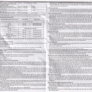 Dịch tiêm truyền Levofloxacin Kabi 100ml Fresenius Kabi điều trị nhiễm khuẩn, viêm phổi