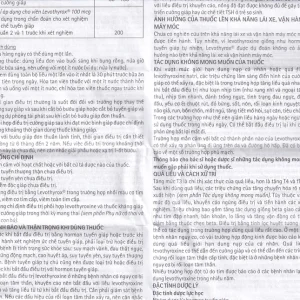 Thuốc Levothyrox 25µg Merck điều trị bướu giáp đơn thuần lành tính (2 vỉ x 15 viên)
