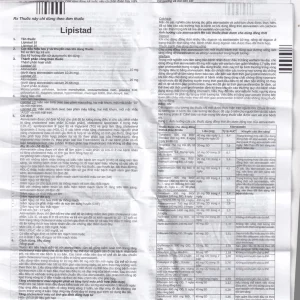 Viên nén Lipistad 20 Stella điều trị tăng cholesterol máu (3 vỉ x 10 viên)