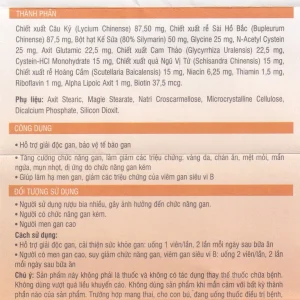 Viên uống Liverwell Nutrimed hỗ trợ giải độc gan giúp hỗ trợ giải độc gan, bảo vệ tế bào gan (60 viên)