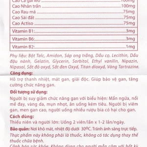 Viên uống LiverWell Navi hỗ trợ thanh nhiệt, mát gan, giải độc (12 vỉ x 5 viên)