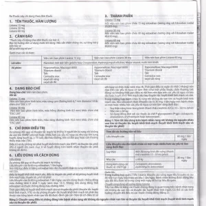 Thuốc Lixiana 60mg Daiichi-Sankyo phòng ngừa đột quỵ và cục máu đông (2 vỉ x 14 viên)