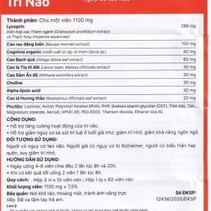 Viên uống Lohha Trí Não Thái Minh điều trị và phòng ngừa các bệnh suy giảm trí tuệ (3 vỉ x 10 viên)