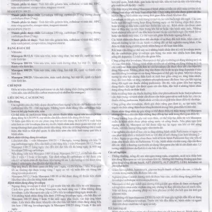 Thuốc Masopen 250/25 Hasan điều trị triệu chứng bệnh parkinson (3 vỉ x 10 viên)