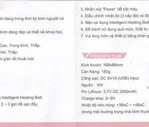 Máy mát xa bụng Fuji PG-2507 hỗ trợ làm ấm đều toàn thân, mang lại cảm giác dễ chịu cho cơ thể