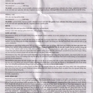 Viên nén Mebaal-1500 MEGA We Care điều trị các bệnh lý thần kinh ngoại biên (3 vỉ x 10 viên)