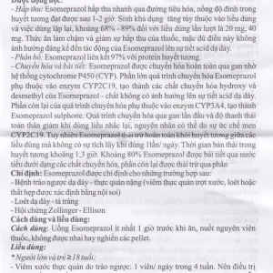 Viên nang cứng Mecosol 40mg Mediplantex điều trị bệnh trào ngược - dạ dày, thực quản (1 vỉ x 10 viên)