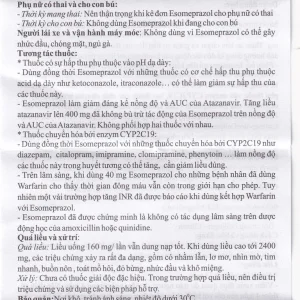 Viên nang cứng Mecosol 40mg Mediplantex điều trị bệnh trào ngược - dạ dày, thực quản (1 vỉ x 10 viên)