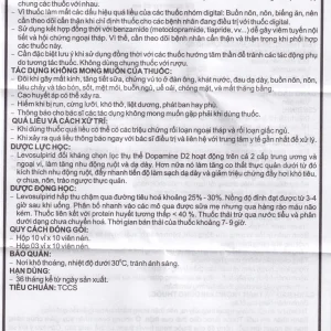 Viên nén Medi-Levosulpirid 50 Medisun điều trị tâm thần phân liệt, rối loạn tiêu hóa (3 vỉ x 10 viên)