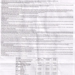 Thuốc Menida 20mg Merap điều trị viêm mũi dị ứng (2 vỉ x 10 viên)