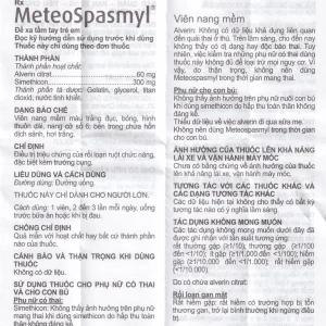 Thuốc Meteospasmyl Mayoly Spindler điều trị các rối loạn đường ruột (2 vỉ x 10 viên)