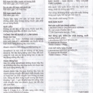 Thuốc Meteospasmyl Mayoly Spindler điều trị các rối loạn đường ruột (2 vỉ x 10 viên)