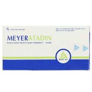 Thuốc Meyeratadin 10mg Meyer - BPC giảm viêm mũi dị ứng, hắt hơi, chảy nước mũi (10 vỉ x 10 viên)