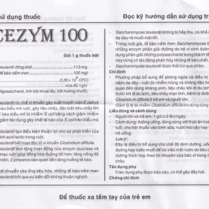 Thuốc bột Micezym 100 Hasan phòng ngừa và điều trị tiêu chảy (30 gói x 1g))