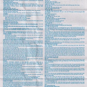 Thuốc Montiget 4mg Getz điều trị hen phế quản mạn tính (2 vỉ x 7 viên)