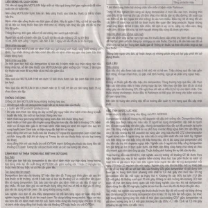 Hỗn dịch uống Motilium Janssen điều trị triệu chứng nôn và buồn nôn (60ml)