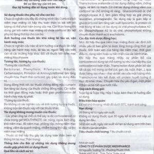 Gel bôi niêm mạc miệng Mouthpaste Medipharco giảm viêm, tổn thương (5g)