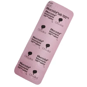 Viên nén Mucosta tablets 100mg Otsuka điều trị loét dạ dày (10 vỉ x 10 viên)