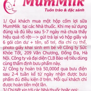 Cốm lợi sữa Mum Milk GOD HEALTH tăng tiết sữa, tăng chất lượng sữa (20 gói x 3g)