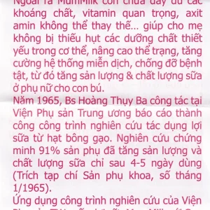 Cốm lợi sữa Mum Milk GOD HEALTH tăng tiết sữa, tăng chất lượng sữa (20 gói x 3g)