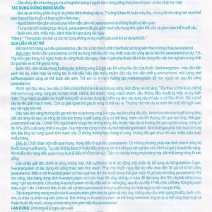 Viên sủi Napharangan 500mg Nam Hà hạ nhiệt, giảm đau, điều trị sốt từ nhẹ đến vừa (4 vỉ x 4 viên)