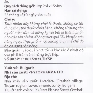 Viên uống Natapure DHA Phytopharma bổ sung DHA, EPA cho cơ thể (2 vỉ x 15 viên)