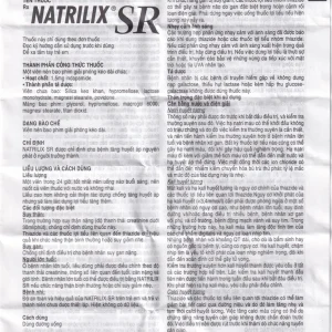 Viên nén Natrilix SR Servier điều trị tăng huyết áp nguyên phát (3 vỉ x 10 viên)
