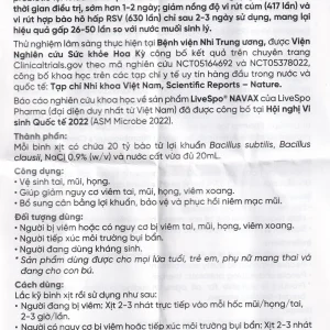 Dung dịch vệ sinh tai mũi họng LiveSpo Navax 20ml