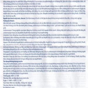 Viên nén Neazi 500mg Mediplantex điều trị viêm xoang cấp, viêm họng, amidan (1 vỉ x 3 viên)