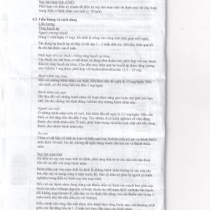 Thuốc Nebilet Nebivolol 5mg Menarini điều trị tăng huyết áp và suy tim mạn tính (2 vỉ x 14 viên)