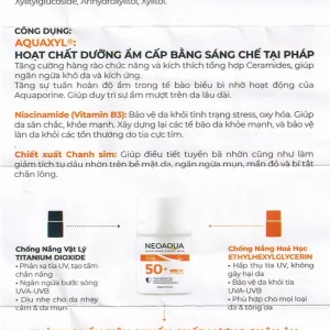 Sữa chống nắng dưỡng ẩm kiềm dầu NeoAqua Sunscreen Expert Milk SPF50+ (30ml)