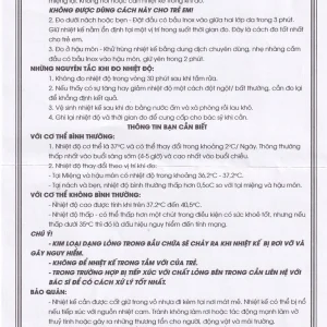 Nhiệt kế y khoa Aurora CRW-23 đo nhiệt độ cơ thể (12 cái)