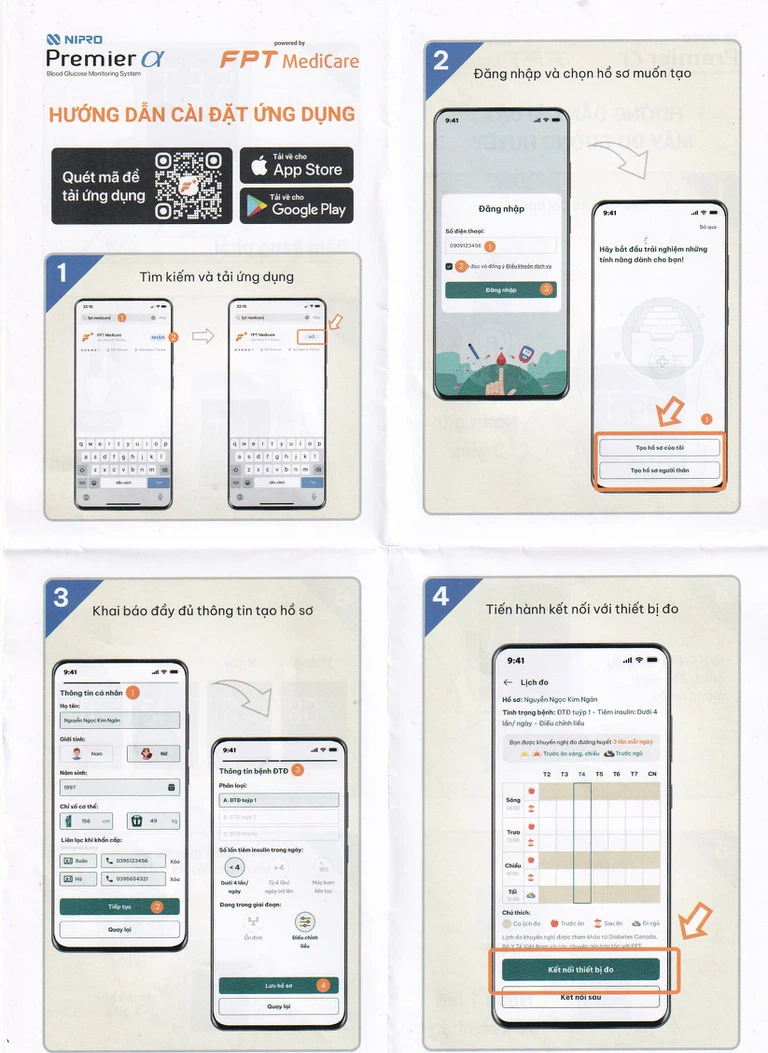 Máy đo đường huyết Nipro Premier Alpha giúp đo đường huyết một cách an toàn, nhanh chóng, chính xác