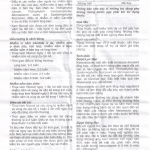 Kem Nizoral Jassen 20mg/g điều trị nhiễm nấm ngoài da (15g)