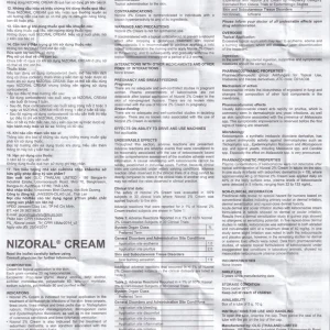 Kem bôi da Nizoral Cream Janssen điều trị nấm ngoài da, lang ben (10g)