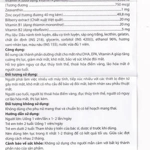 Viên uống Novotane Softcap Novocare bổ sung các thành phần dưỡng chất cho mắt DHA, EPA, Vitamin A (2 vỉ x 15 viên)