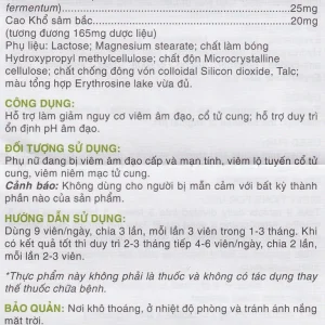 Viên nén Nữ Vương Vinh Gia hỗ trợ làm giảm nguy cơ viêm âm đạo, cổ tử cung (3 vỉ x 10 viên)