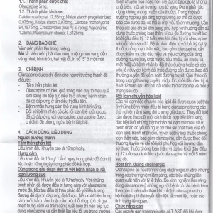 Viên nén Nykob 5mg Genepharm SA điều trị tâm thần phân liệt (4 vỉ x 7 viên)