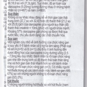 Viên nén Nykob 5mg Genepharm SA điều trị tâm thần phân liệt (4 vỉ x 7 viên)