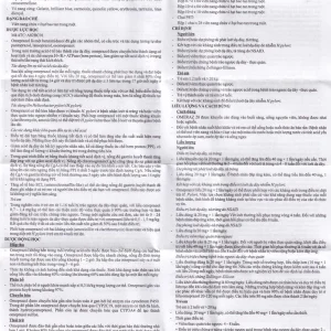 Viên nang Omeraz 20 Boston điều trị và dự phòng tái phát loét dạ dày, tá tràng (5 vỉ x 4 viên)