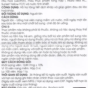 Viên nang mềm Omexxel Arthri hỗ trợ tăng tiết dịch khớp, giảm đau do lão hóa khớp (3 vỉ x 10 viên)