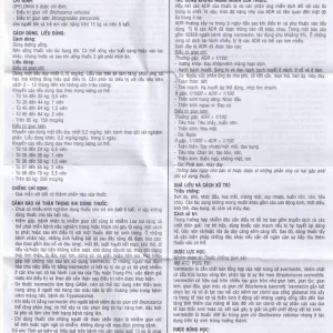 Viên nén Opelomin 6 OPV điều trị giun chỉ, giun lươn (2 vỉ x 2 viên)