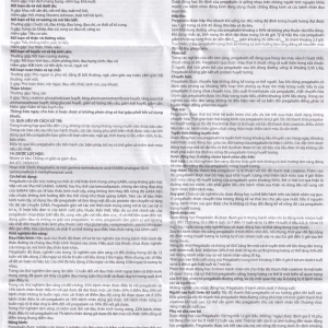 Viên nang cứng Pagalin 75mg Trường Thọ điều trị đau thần kinh, động kinh (3 vỉ x 10 viên)