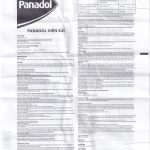 Viên sủi Panadol GSK giảm đau nhẹ và hạ sốt (6 vỉ x 4 viên)