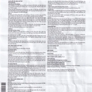 Viên nén Panadol Extra With Optizorb GSK giảm đau, hạ sốt nhanh, không gây buồn ngủ (12 vỉ x 10 viên)